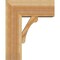 Ekena Millwork Legacy Block Rough Sawn Bracket w/ Offset Brace, Western Red Cedar, 8"W x 18"D x 22"H BKT0806X18X22LEC05RWR - alternate 4